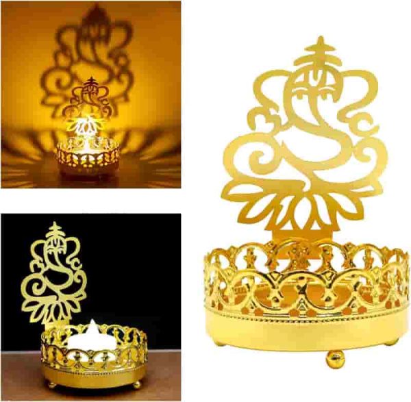 Best Metal Ganesha And Lakshmi Diyas For Diwali Gifts - Image 6