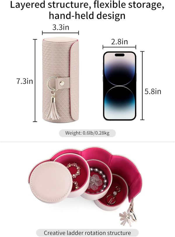 Vlando Viaggio Travel Jewelry Case Box - Best Gift For Women - Image 2