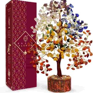 Crystal Tree Of Life - 7 Chakra Healing Bonsai For Energy & Gifts