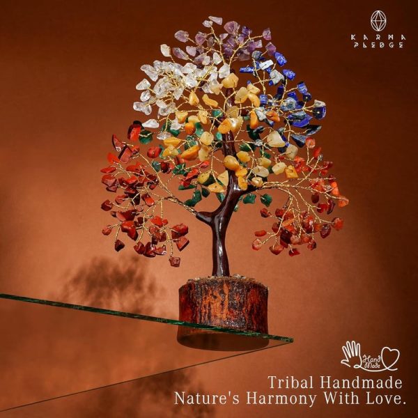 Crystal Tree Of Life - 7 Chakra Healing Bonsai For Energy & Gifts - Image 6