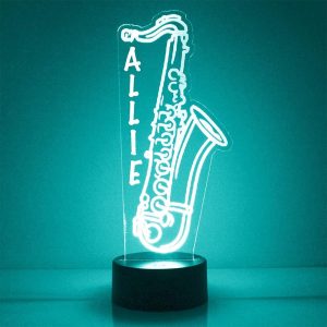 Top Personalized Saxophone Led Night Light - 16 Colors