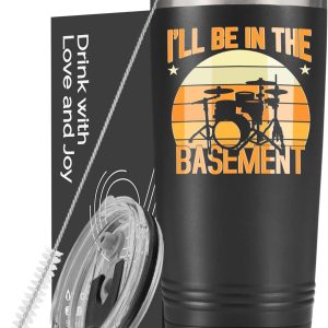 Funny Drummer Gifts: Insulated Tumbler For Music Lovers