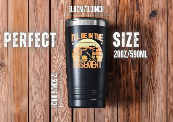 Funny Drummer Gifts: Insulated Tumbler For Music Lovers - Image 2
