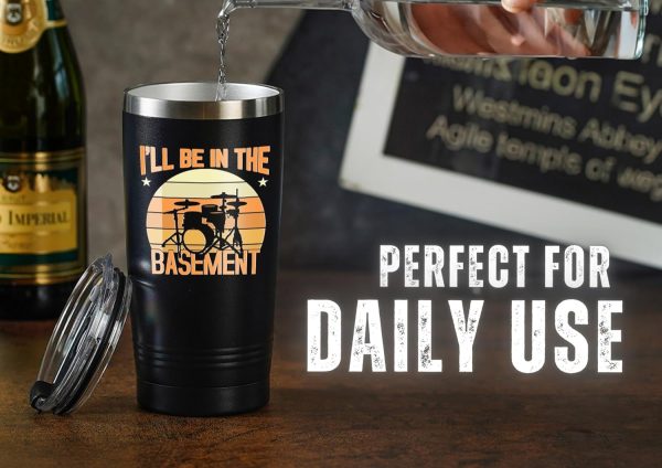 Funny Drummer Gifts: Insulated Tumbler For Music Lovers - Image 4