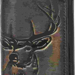 Best Deer Trifold Wallet For Outdoorsmen - Full Grain Leather
