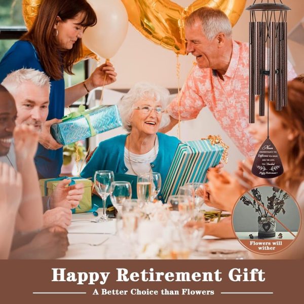 Best Retirement Gift Wind Chimes For Women & Men, 32" - Image 3