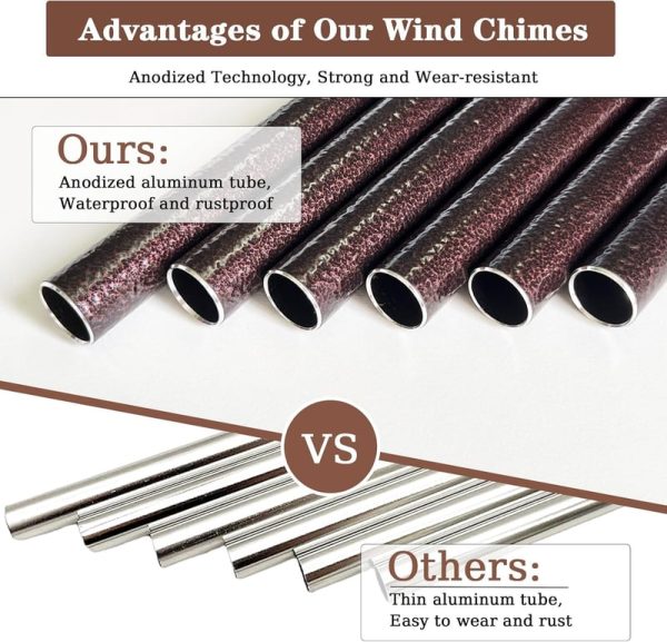 Best Retirement Gift Wind Chimes For Women & Men, 32" - Image 5