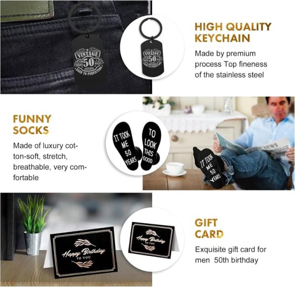 Best 50th Birthday Gift Set For Men - Insulated Tumbler & More - Image 4