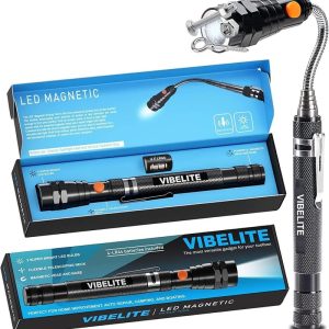Vibelite Magnetic Flashlight & Pickup Tool - Best Gadget Gift