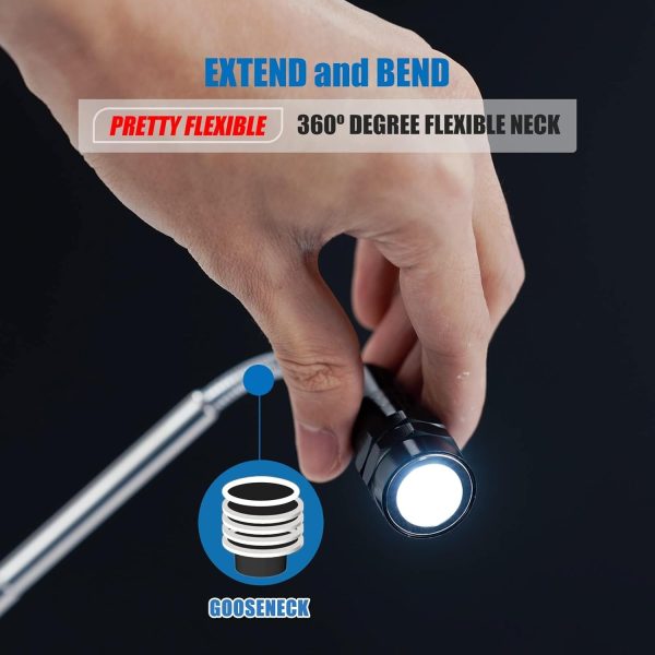 Vibelite Magnetic Flashlight & Pickup Tool - Best Gadget Gift - Image 4