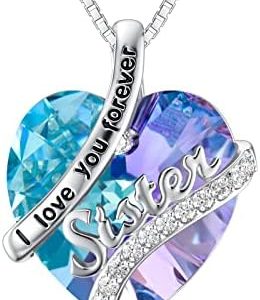 Best Sister Gifts: Sterling Silver Birthstone Necklace
