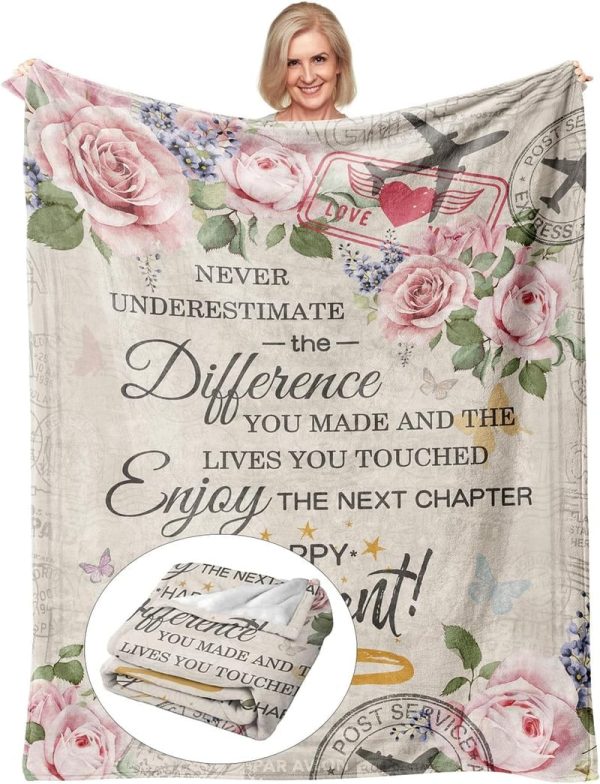 Best Retirement Gifts For Women 2025 – Throw Blanket For Teachers & Moms
