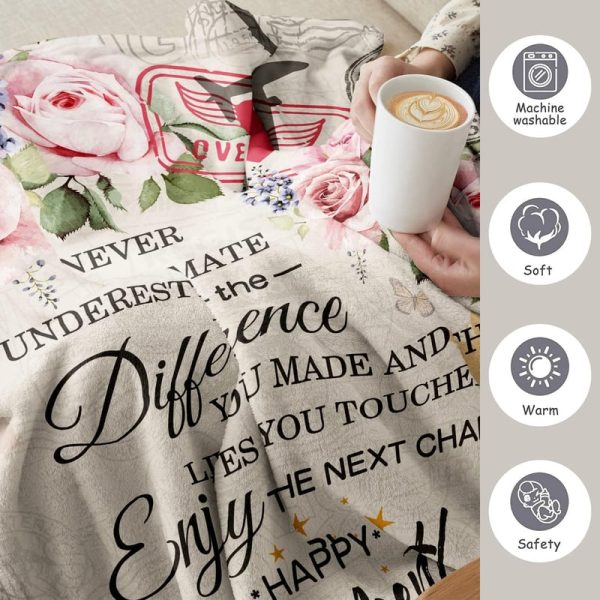 Best Retirement Gifts For Women 2025 – Throw Blanket For Teachers & Moms - Image 5