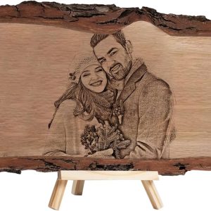 Custom Engraved Wooden Photo Frame Gift For Birthday