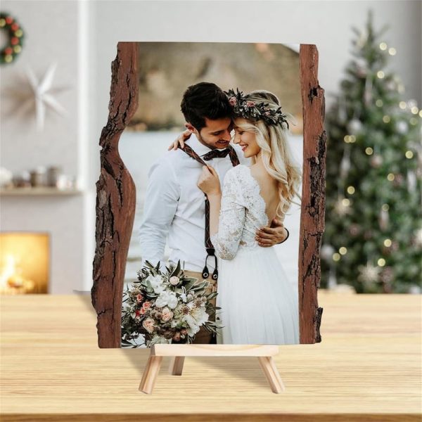 Custom Engraved Wooden Photo Frame Gift For Birthday - Image 3