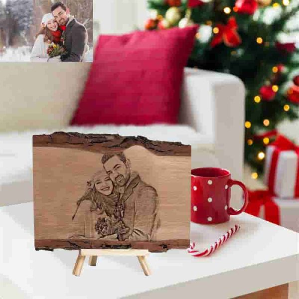 Custom Engraved Wooden Photo Frame Gift For Birthday - Image 6