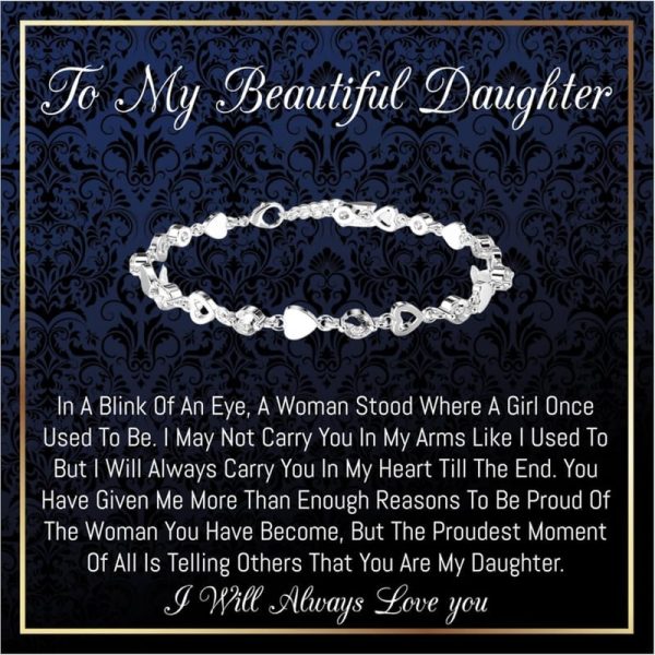 Elegant I Love You Bracelet For Daughter - Perfect Birthday Gift