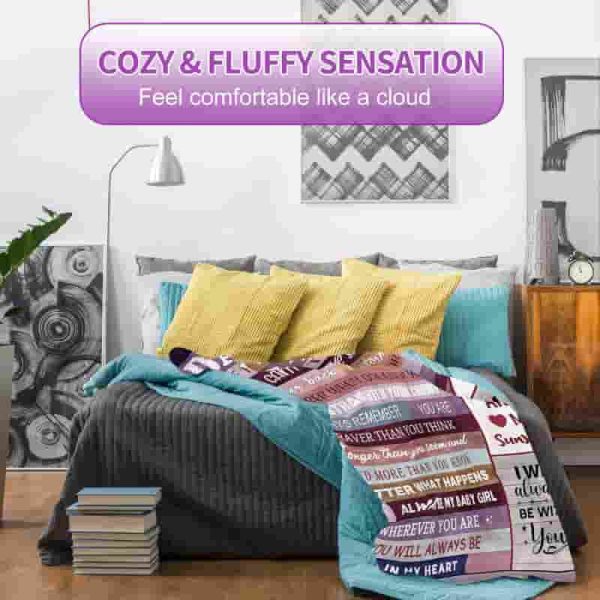 Best Personalized Throw Blanket For Daughters - Unique Gift Idea - Image 4