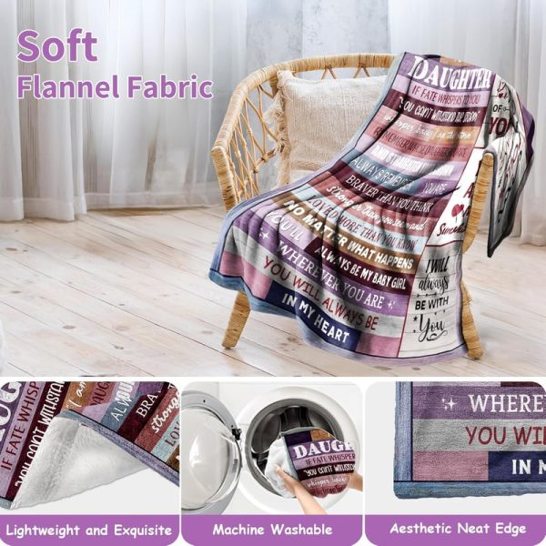 Best Personalized Throw Blanket For Daughters - Unique Gift Idea - Image 5