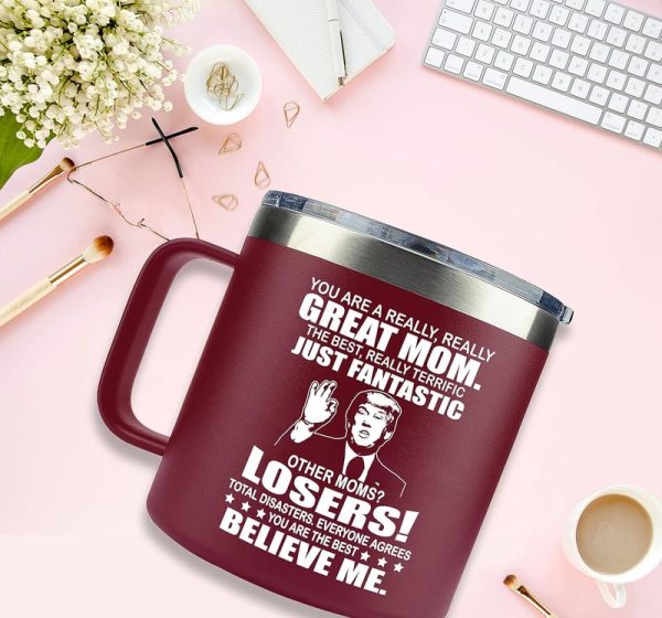 Mothers Day Gifts - 14 Oz Coffee Mug With Spill-proof Lid - Image 3