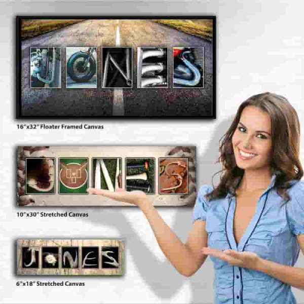 Best Custom Firefighter Name Art Gift - 6"x18" Canvas - Image 6