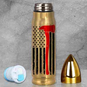 Best Firefighter Tumbler Gift - 17oz For Dad, Husband & Grandpa