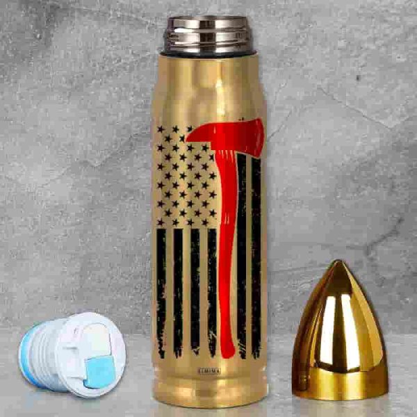 Best Firefighter Tumbler Gift - 17oz For Dad, Husband & Grandpa