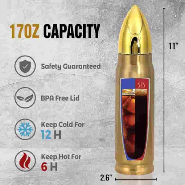 Best Firefighter Tumbler Gift - 17oz For Dad, Husband & Grandpa - Image 2