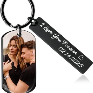 Best Custom Photo Keychain - Engraved Gifts For Couples