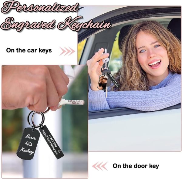 Best Custom Photo Keychain - Engraved Gifts For Couples - Image 5