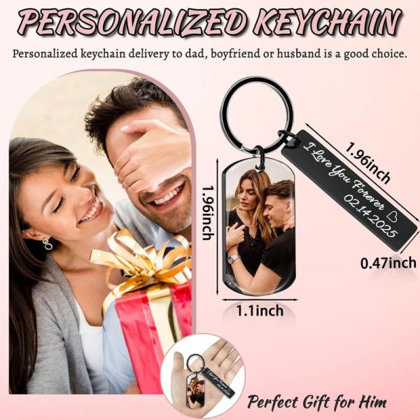 Best Custom Photo Keychain - Engraved Gifts For Couples - Image 6
