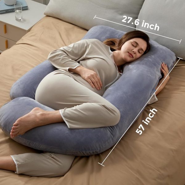 Best 57-inch U-shaped Pregnancy Pillow For Full Body Support - Image 2