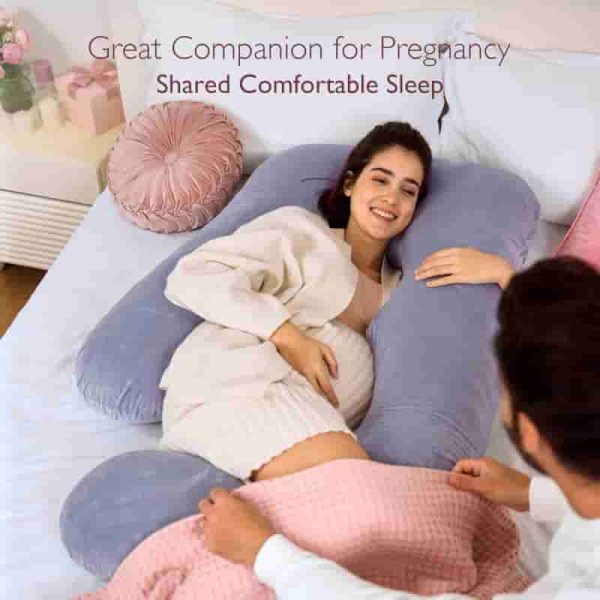 Best 57-inch U-shaped Pregnancy Pillow For Full Body Support - Image 5