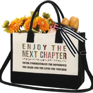 Top 2025 Retirement Gifts For Women: Canvas Tote Handbag