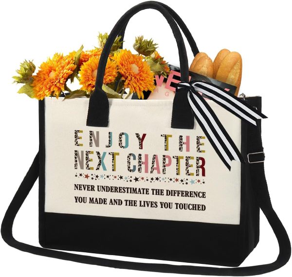Top 2025 Retirement Gifts For Women: Canvas Tote Handbag