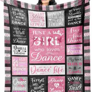 Best Dance Gifts For Girls - Recital, Ballet & Ballerina Blanket