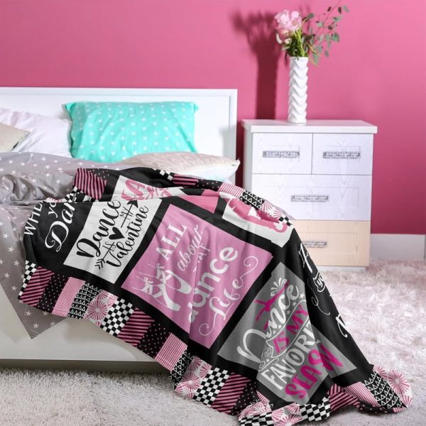 Best Dance Gifts For Girls - Recital, Ballet & Ballerina Blanket - Image 3