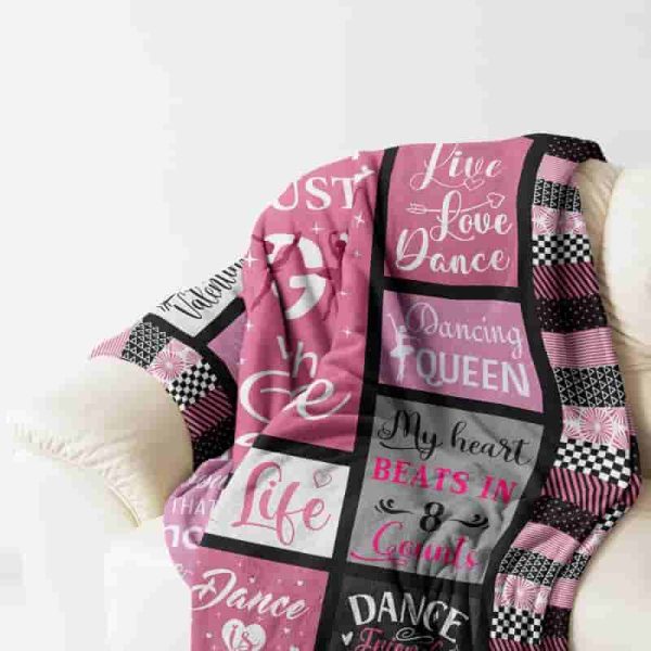 Best Dance Gifts For Girls - Recital, Ballet & Ballerina Blanket - Image 4