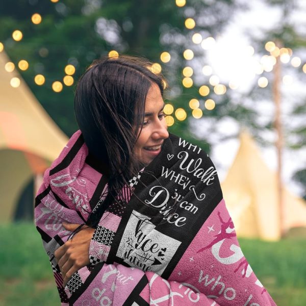Best Dance Gifts For Girls - Recital, Ballet & Ballerina Blanket - Image 6