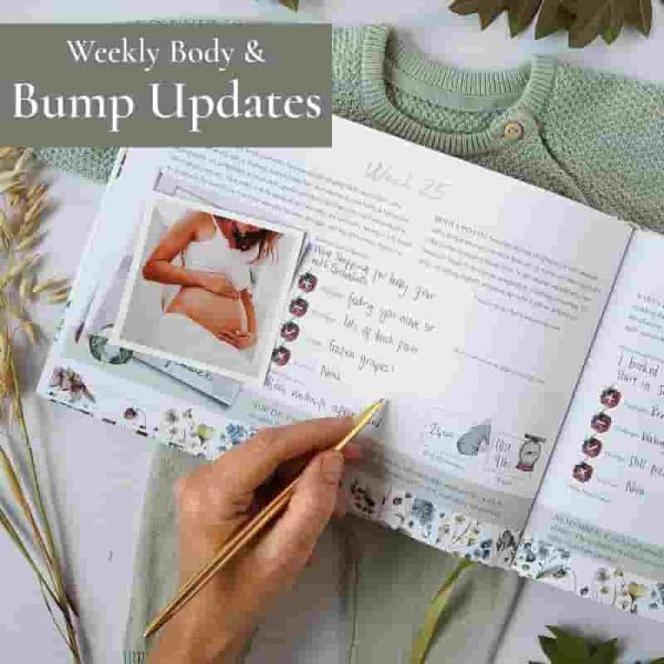 Best Pregnancy Journal & Baby Memory Book - 40-week Milestone Tracker - Image 3