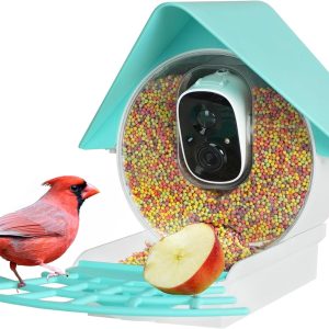 Smart Bird Feeder With 1080p Hd Camera & Solar Panel - Ideal Gift