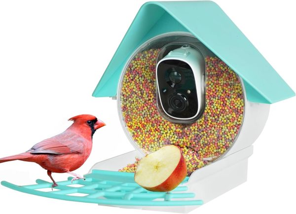 Smart Bird Feeder With 1080p Hd Camera & Solar Panel - Ideal Gift