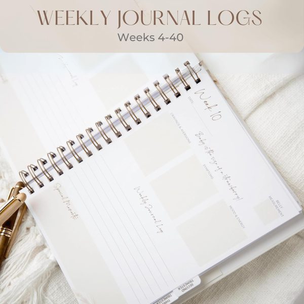Best Boho Themed Pregnancy Journal - Keepsake & Planner - Image 3