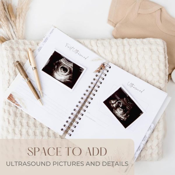 Best Boho Themed Pregnancy Journal - Keepsake & Planner - Image 4