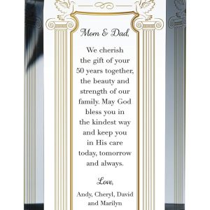 Unique Personalized 50th Anniversary Gift For Parents