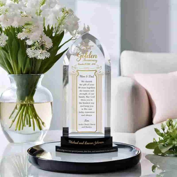 Unique Personalized 50th Anniversary Gift For Parents - Image 2