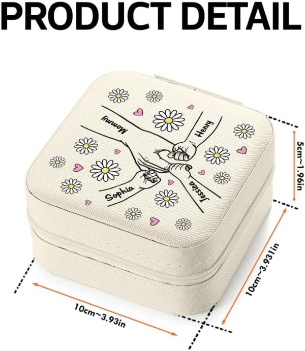 Best Personalized Jewelry Box For Mom - Custom Engraved Gift - Image 2
