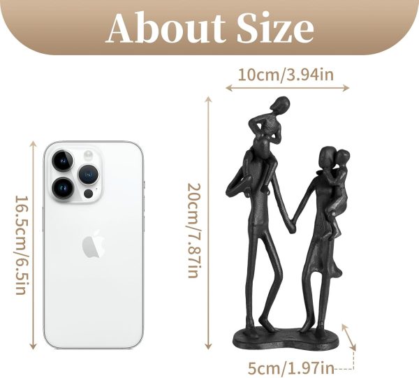 Sziqiqi Romantic Family Figurine – Perfect Anniversary Gift - Image 2