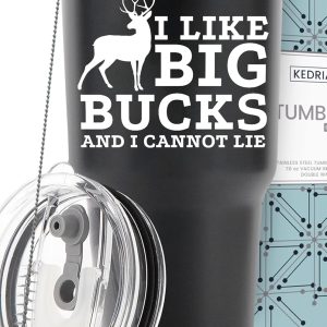 Funny Hunting Tumbler For Men - Big Bucks Gift Idea 30oz