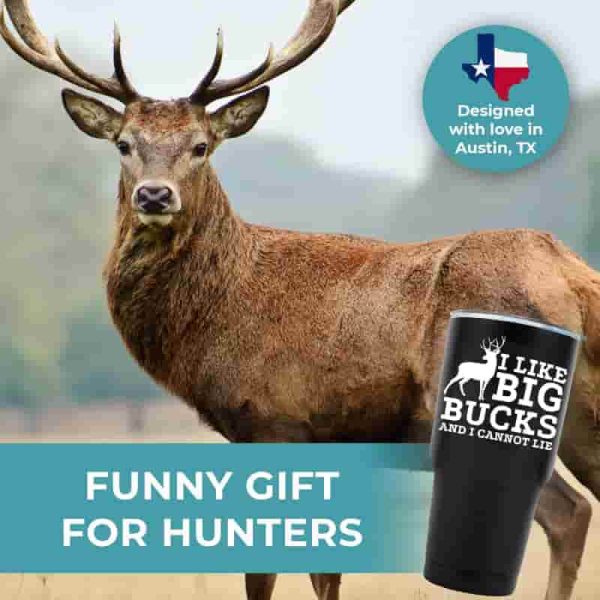 Funny Hunting Tumbler For Men - Big Bucks Gift Idea 30oz - Image 4
